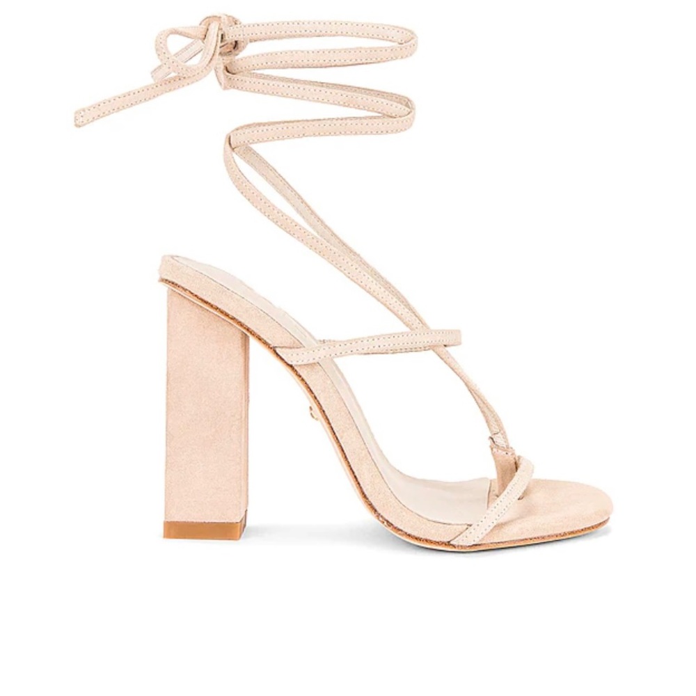 Raye Nude Ankle Strap Heel